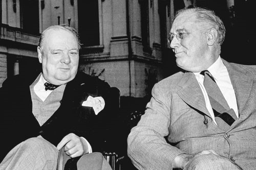 Winston Churchill and Franklin Roosevelt