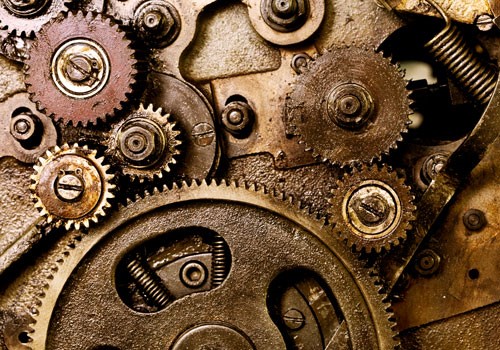 The gears of the mechanism